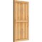 Ekena Millwork Framed Board-n-Batten Shutters, Rough Sawn Western Red Cedar, 21 1/2W x 41H, PR RBF06S21X041RWR - alternate 4